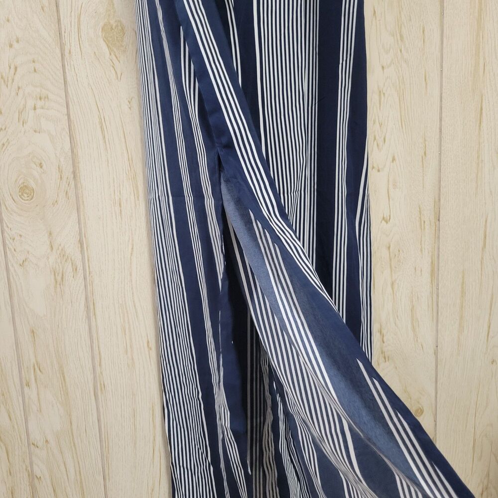 Millenium Blue And White Striped Button Down Shir… - image 6